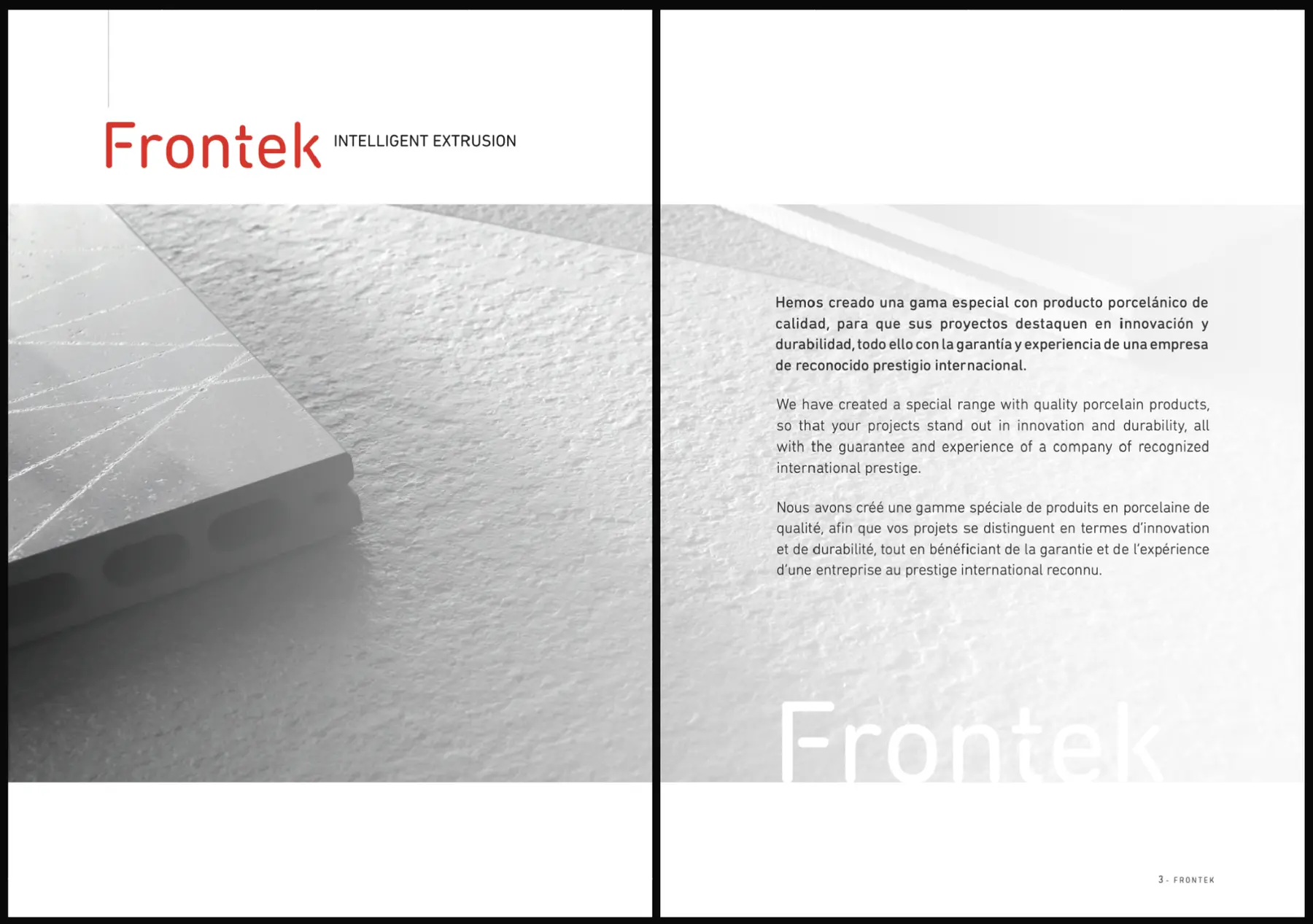 Catálogo internacional Fronttek