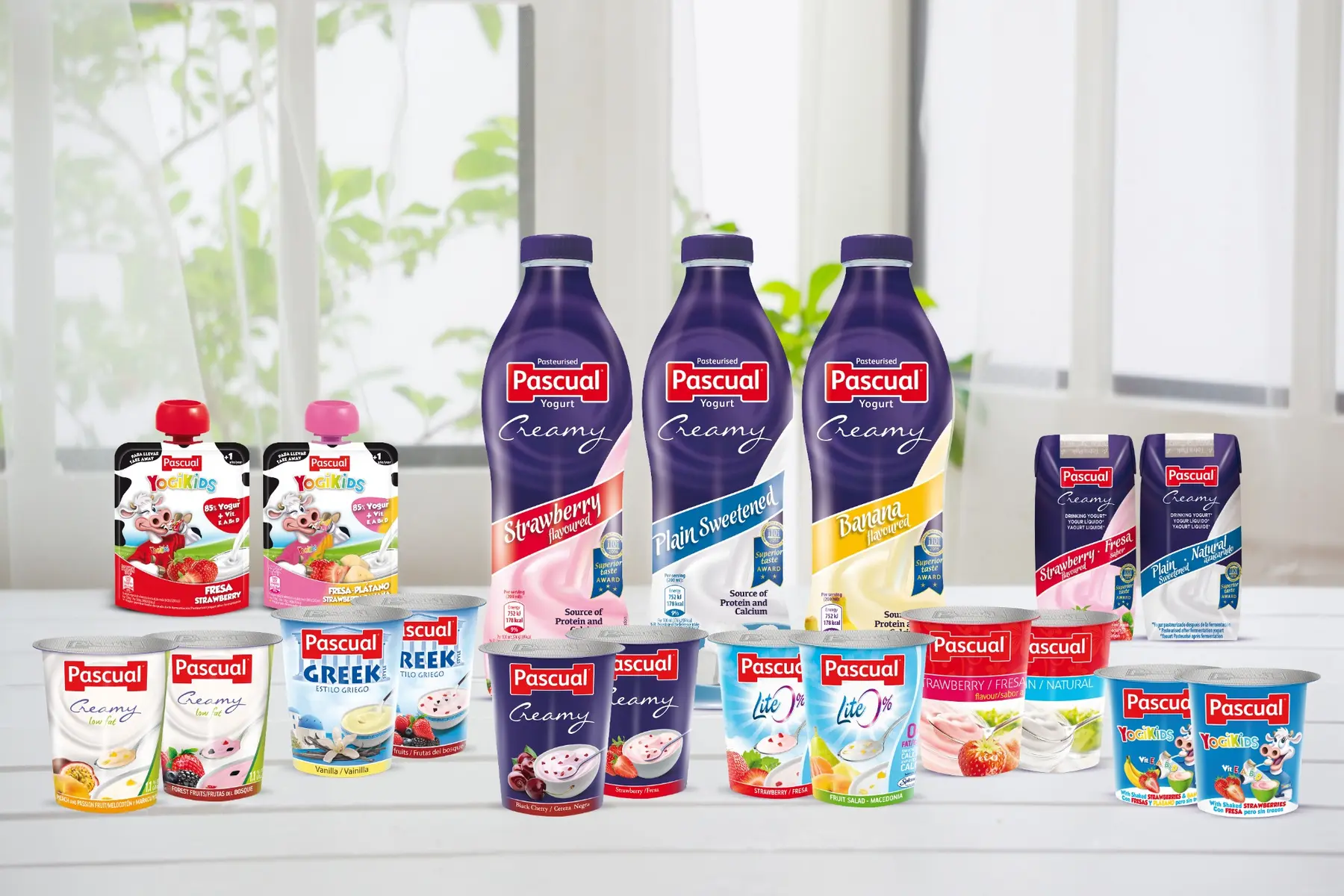 Gama internacional de packaging Pascual