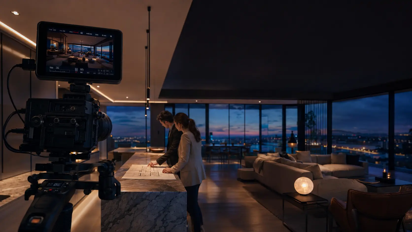 Producción audiovisual para una campaña de marketing inmobiliario
